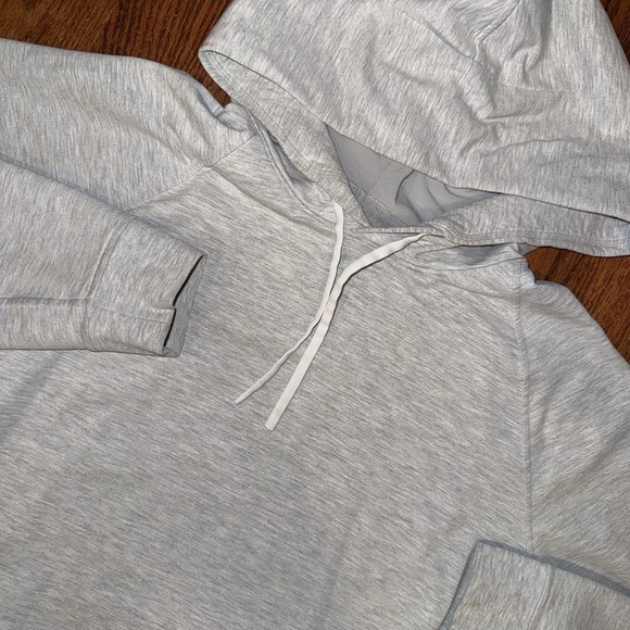 Lululemon City Sweat Hoodie Sweatshirt Men's Large Light Grey Pullover Stretch - Picture 1 of 8